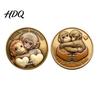 Recovery Gift Token Monkey Commemorative Coin Baby Hugging Plush Toy Challenge Motivational Display Double-Sided Collectible Animal Inspirational for