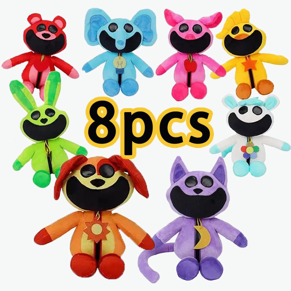 Smiling Critters Plush Toy Latest Monster Catnap Plush Yellow Dog Plushies Stuffed Pillow Doll Toys for Game Fans