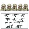Military Soldier Ukrainian Biochemical Special Forces Building Blocks Army Figures Gas Mask Weapons Bricks Toys For Children