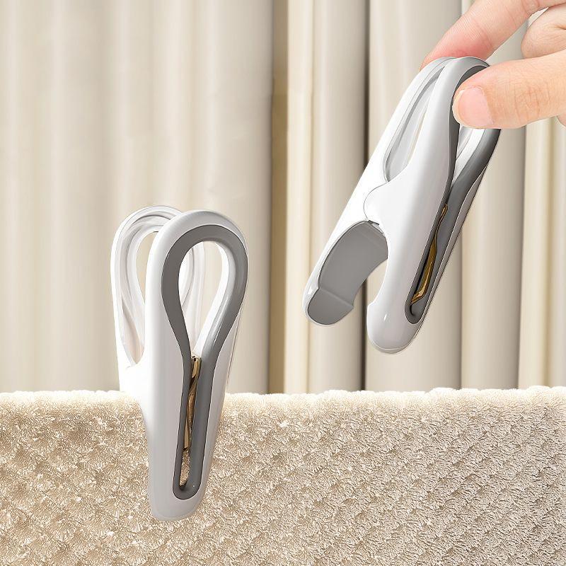 3/30pcs Plastic Clothes Pins Non-slip Anti-Rust Springs Heavy Duty Windproof Clothespins Household Bedroom Towel Peg Clamps