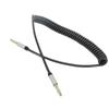 1.5m/3M 3.5mm Male To Male Jack Audio Spring Connector Cable Stereo Audio Aux For Car Headphone Speaker Extension Wire Cord