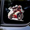 Motorcycle Boy Girl Car Sticker Vinyl Decal Waterproof Rear Window Motorcycle Camper Bumper Truck Laptop Decoration Y164