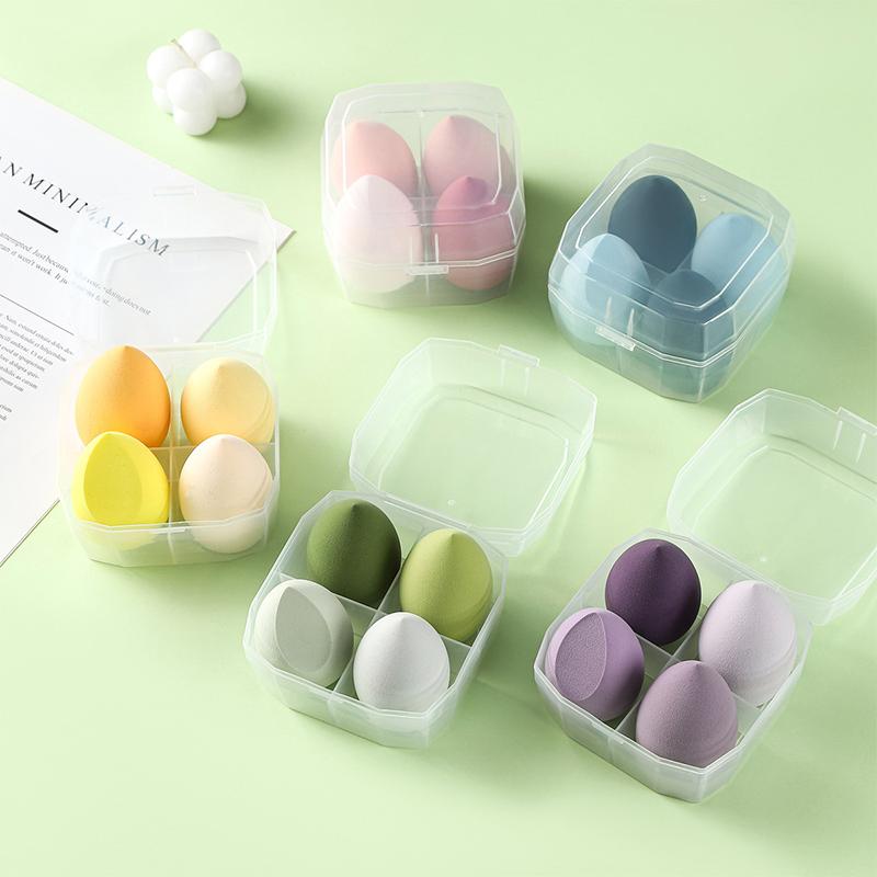 Non-Latex Powder Puff Water Drop Gourd Oblique Cut Powder Puff Face Wash Cotton Pad Makeup Egg Makeup Egg