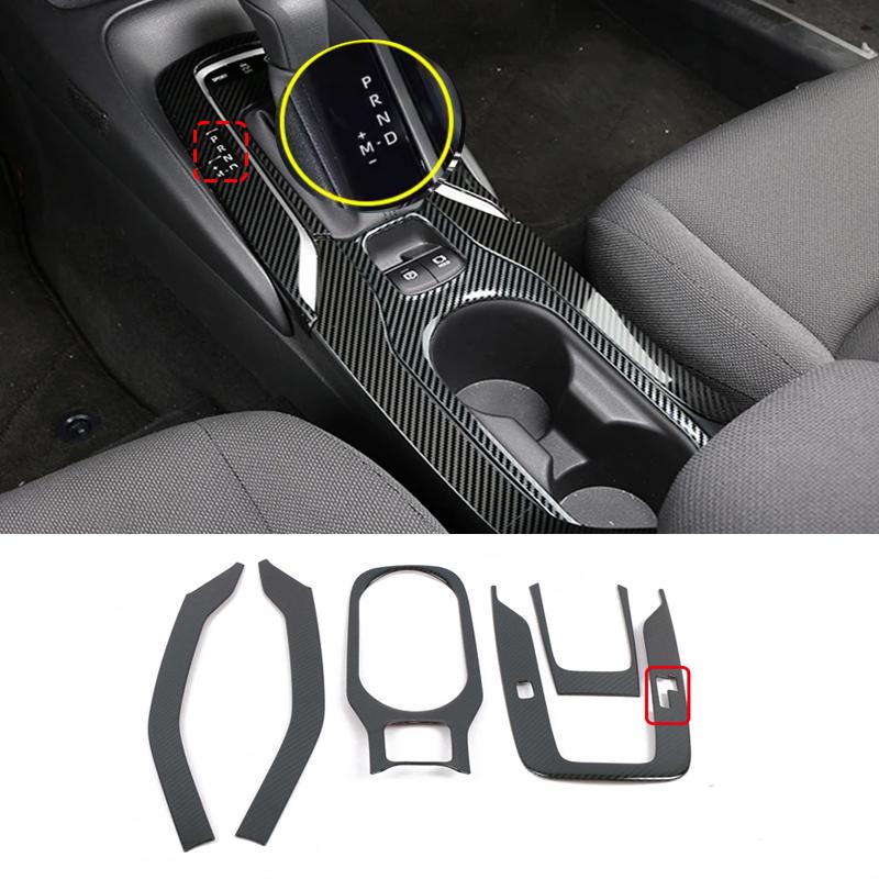 LHD For Toyota Corolla E210      2024 2025 Hybrid steel Car Central Console Gear Shift water cup Panel Trim