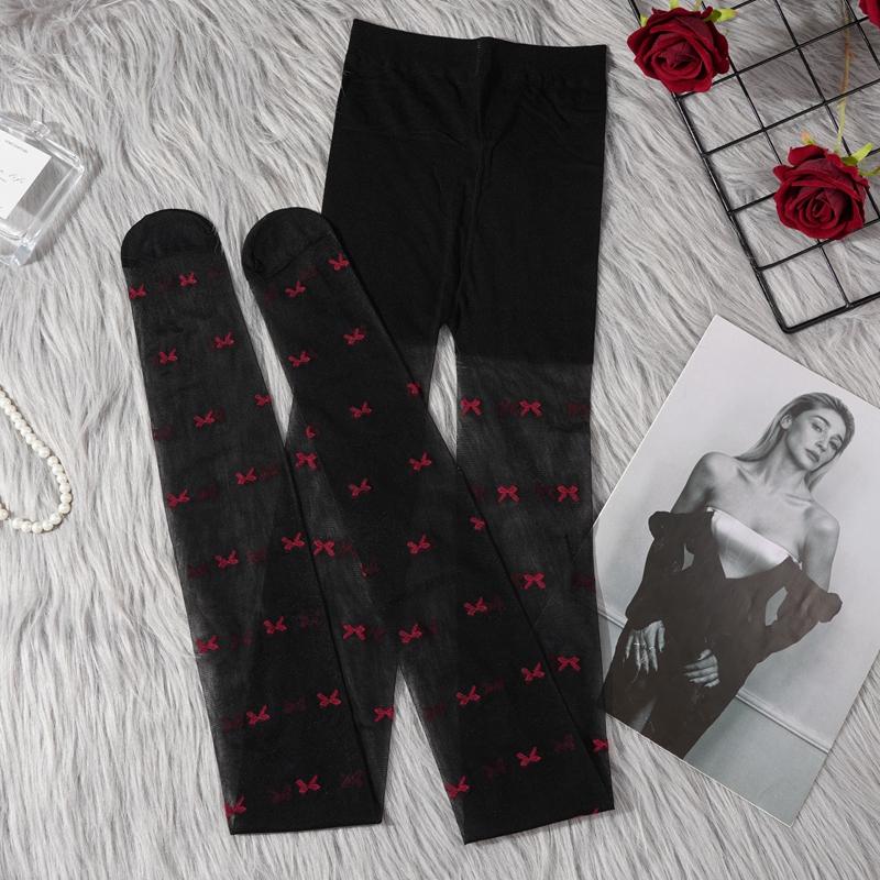Women Tights Sheer High Waist Pantyhose, Vintage Control Top Stockings Stockings Ultra-thin  Transparent Pantyhose