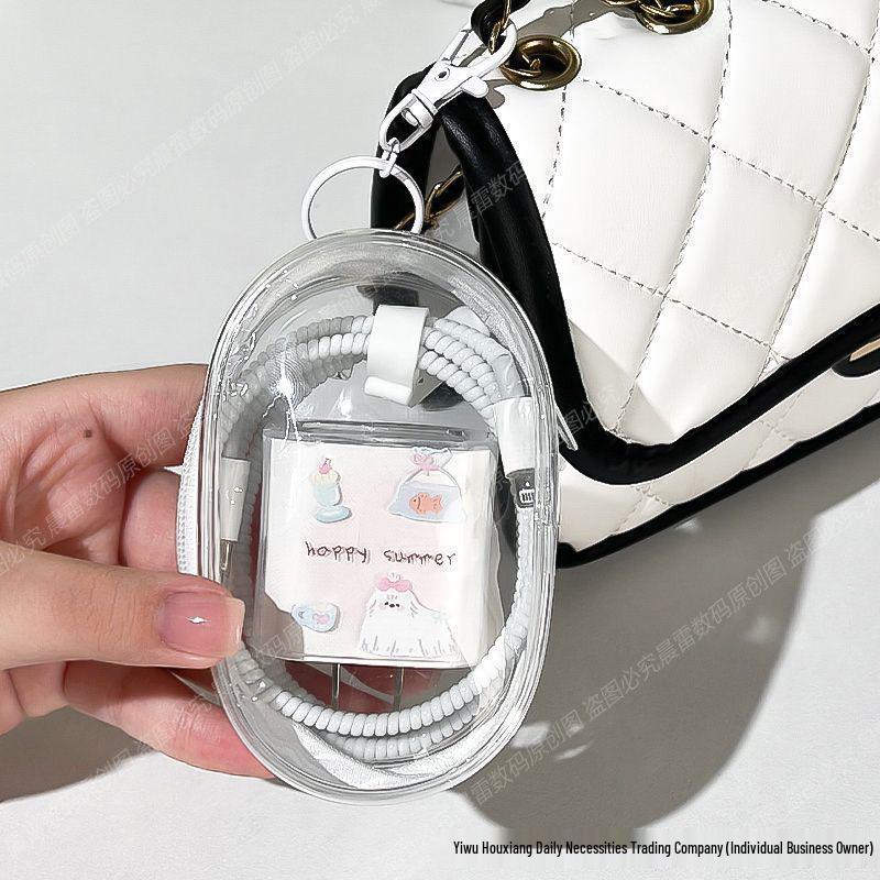 Portable Travel Organizer: Data Cable, Charger, Earphone & Phone Storage Pouch