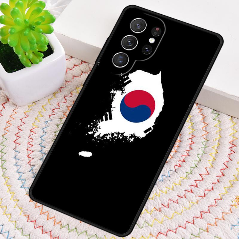 South Korea Flag TPU Phone Case For Samsung Galaxy note 10 pro S26 S25 S24 S23 S22 Ultra Plus S21 FE S20 Shockproof Cover