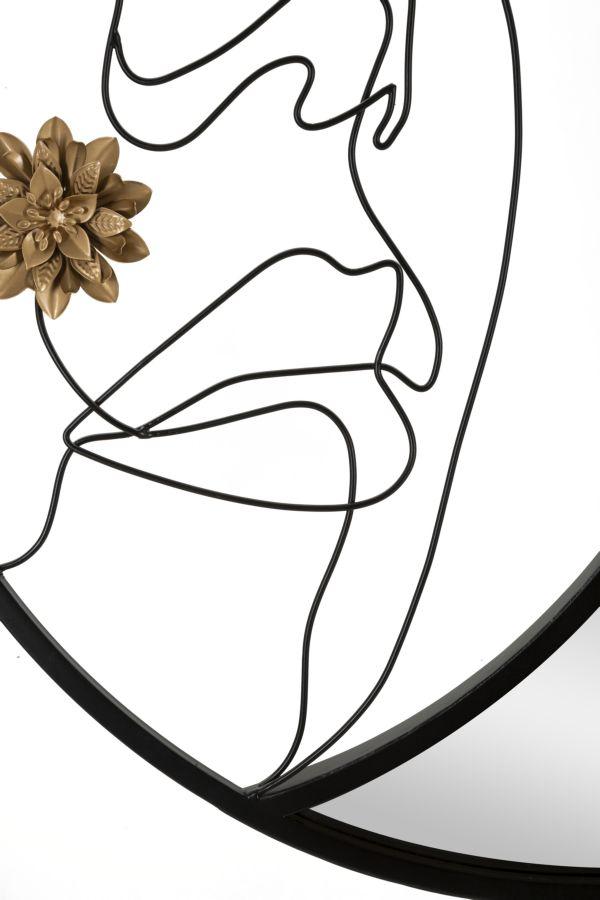 Nástěnné zrcadlo Melly Cm Ø 80X3,8