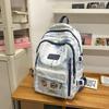 Schoolbag National Style Casual Versatile School Bag Women's Small Fresh Travel Lightweight Backpack Large Capacity Middle and High School Student 