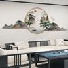 Chinese Style Landscape Wall Sticker Green Mountains Pine Tree Mural for Living Room Tea Room Oriental Home Decor Classical Elegant Wall Art