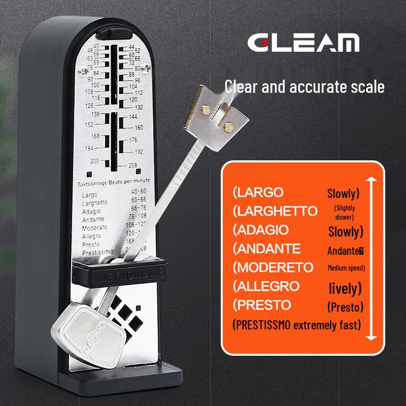 Presis mekanisk metronom for piano, gitar, fiolin, guzheng - Mini rytmeholder