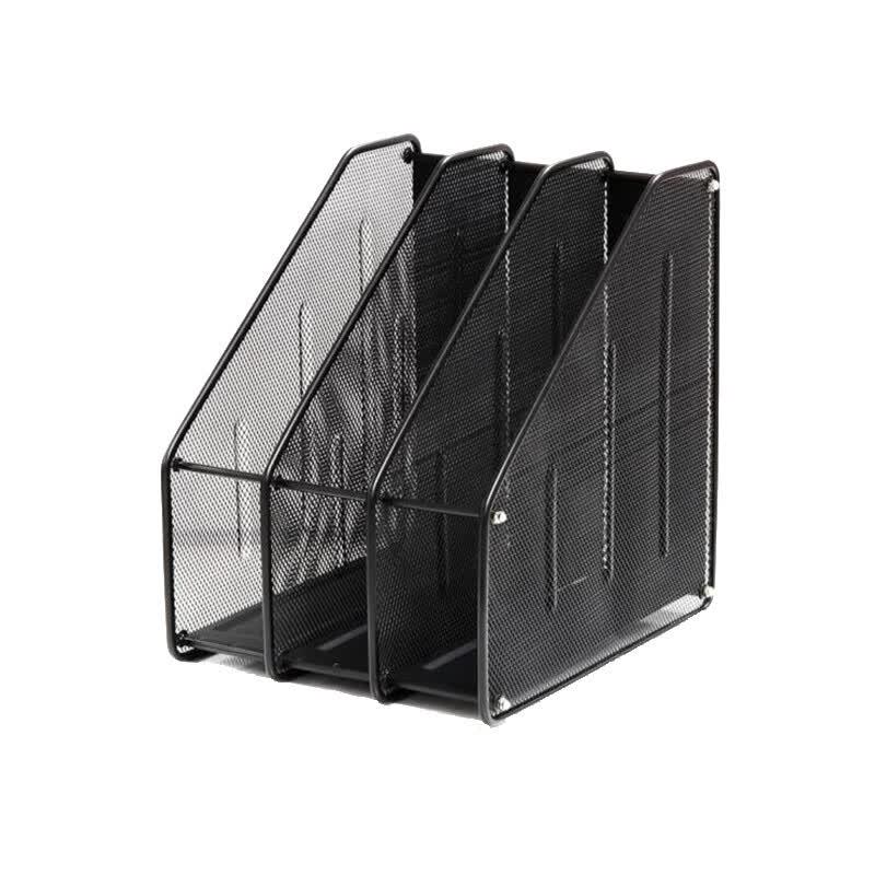 Deli 9197 3-Tier Metal Mesh File Sorter