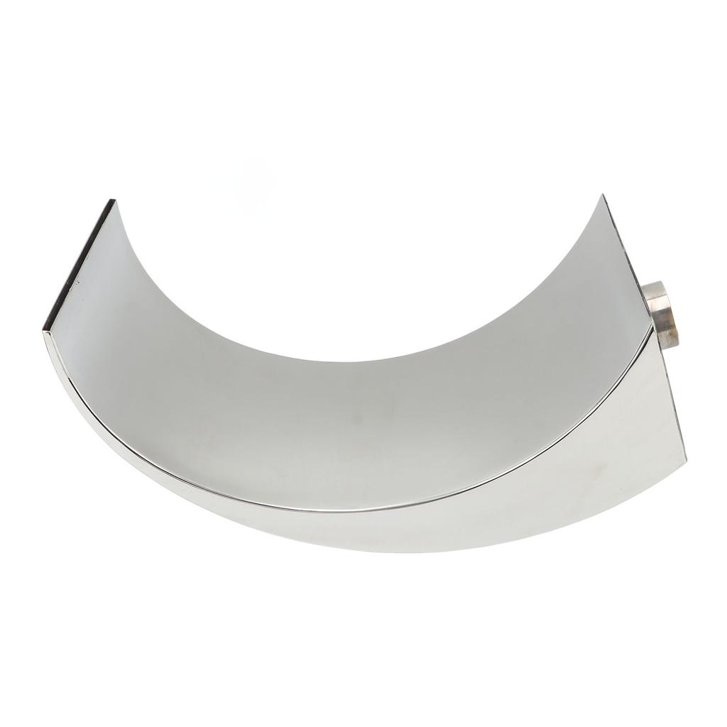 G1 1/2 Female Thread Swimming Pool Waterfall Outlet Rounded Arc Design Stainless Steel Pool Water