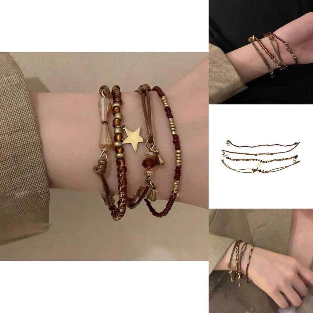 Exquisite Bohemian Multi-layer Beaded Bracelet For Women Summer 2024