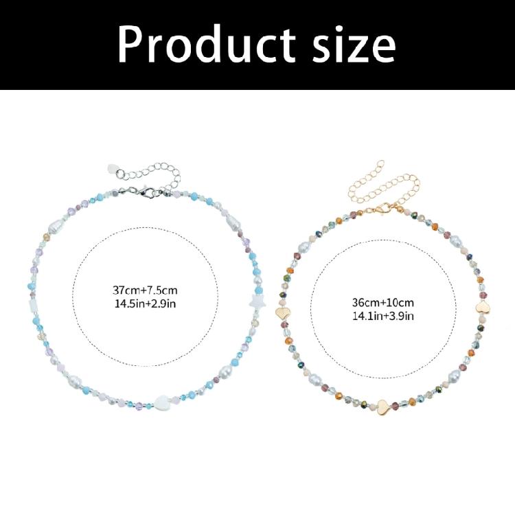Unique Love Inspired Resin Bead Necklace Bright And Soft Tone For Stylish Layering Looks