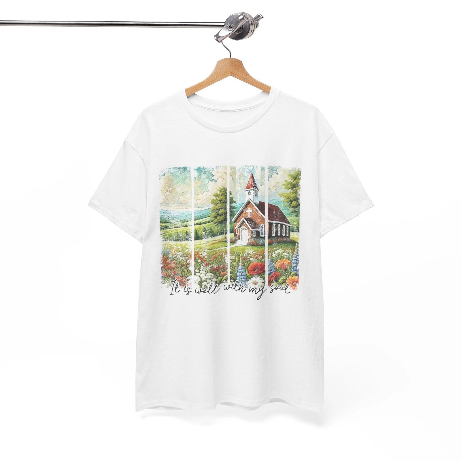 Jesus Is King T-Shirt | It is well with my soul Tee | Faith-Based Shirt S