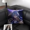 PPhainon HonkaiI Star Rail Cushion Cover Natural Linen Organic Fabric DoubleSided Printing Sofa Home Decor Gift Pillow Case