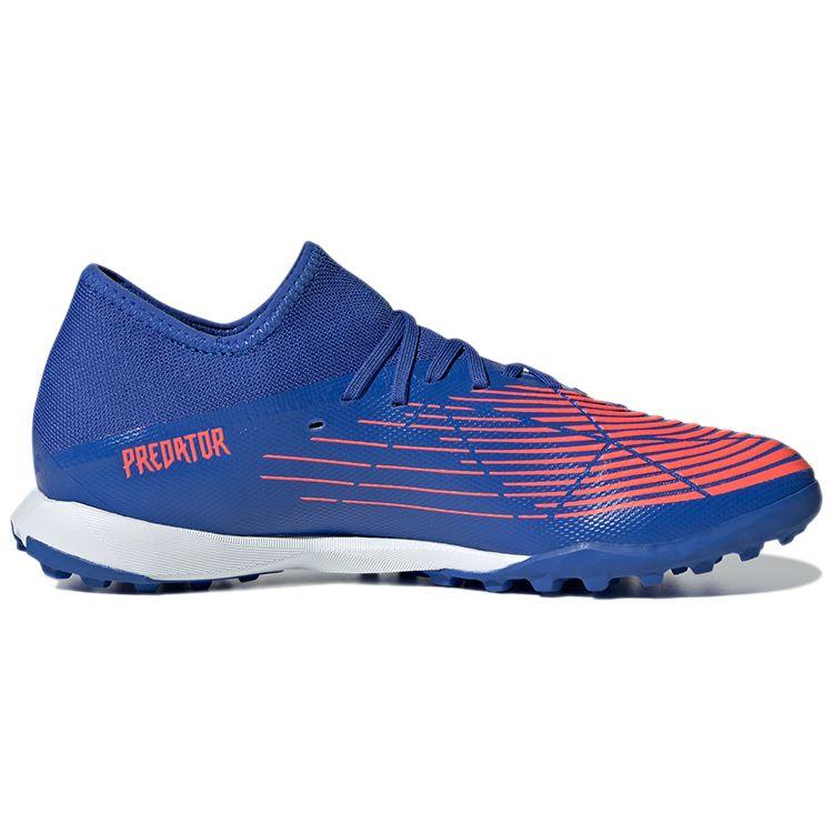 Adidas Predator Edge.3 L TF (Rubber Studs) Turf Soccer Shoes Unisex Soccer Shoes Blue GX2632