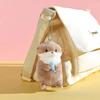 Loutre Mignonne Câlin Poisson Porte-clés Peluche Doux Animal Marin Poupée Accroche Sac à Dos Kawaii Dessin Animé Charme Sac Cadeau de Vacances Filles