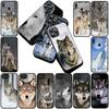 Casing Phone Cover for Samsung Galaxy S22 S21 S20 FE Ultra Plus A07 A17 A15 A16 A25 A57 A37 Case  Animal Stalking Wolf Art