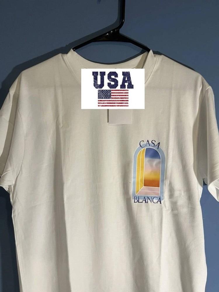 Repint CasaBlanca Par Avion Swan Graphic Tee Vintage Style Unisex T-Shirt XXXL