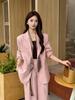 Plus Size Women's Elegant Korean Two-Piece Suit for Spring/Summer - Slimming & Versatile