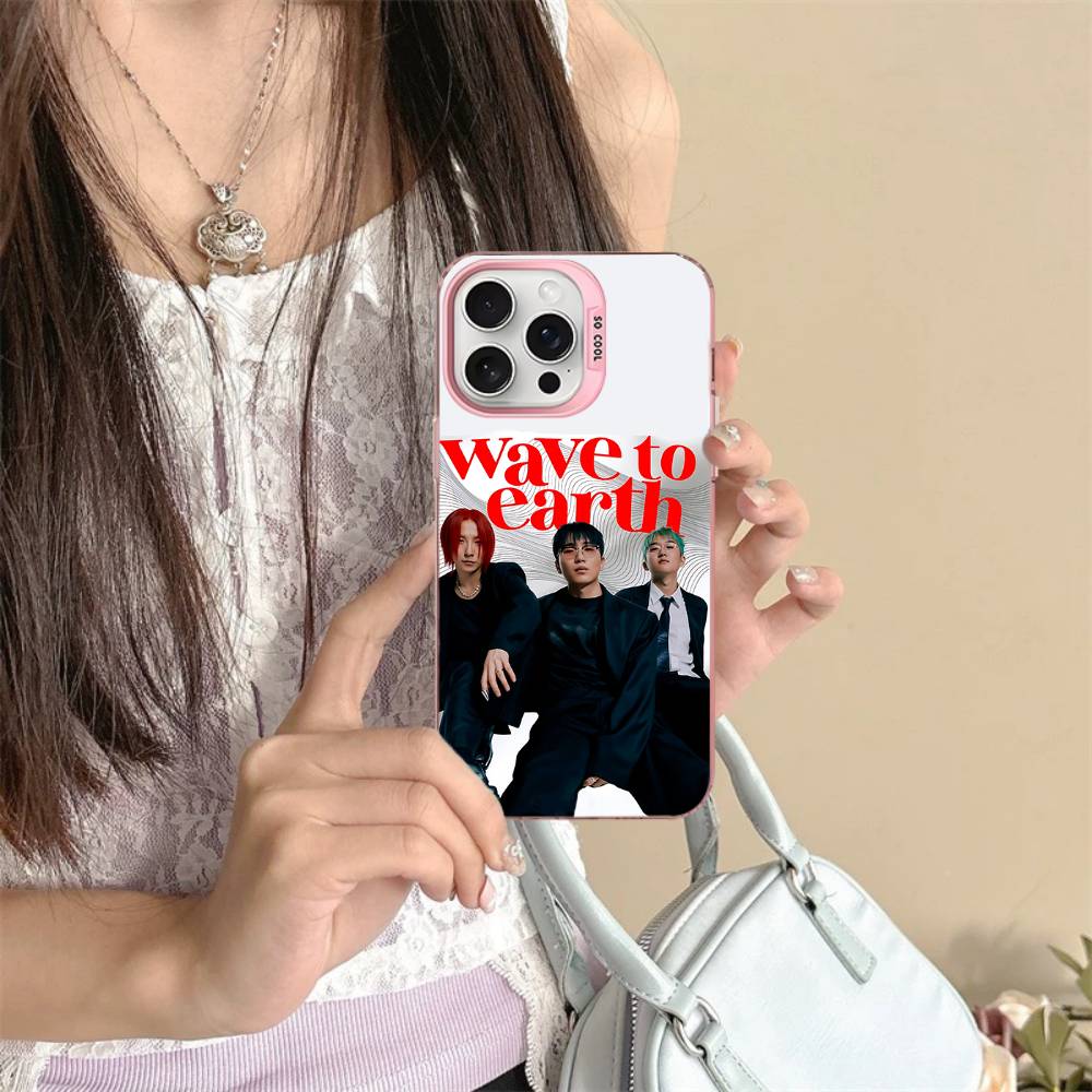 W-Wave To Earth Band Phone Case For IPhone 17 16 15 14 13 Pro Max Plus Matte Color Back Cover
