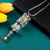 Legierter Auto-Lufterfrischer-Halter – Goldene Hängende Parfümflasche für Rückspiegel, Luxuriöses Innenraumzubehör