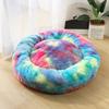 Cat Pet Dog Calming Beds Nest Warm Fluffy Plush Comfy Soft Mattress Donut Pad