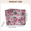 Cover for Sewing Machine, Elegant Tool Storage Bag with Floral Print And Pocket.