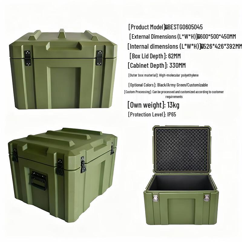 Heavy-Duty Rotomolded Storage and Transport Case