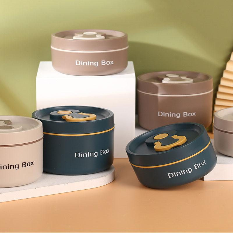 Mini Lunch Box 350ml Stainless Steel Insulation Lunch Box for Office Workers Soup Cup with Lid Lunch Box for Primary School Stud