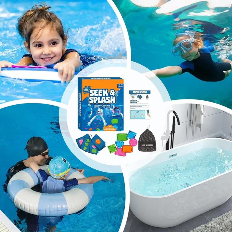 The Ultimate Underwater Adventure Game Colorful Gem Pool Diving Toys Learning Games Outdoor Activities for Summer Pool