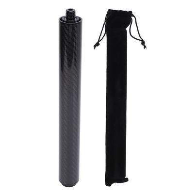 10 zoll Billard Pool Queue Verlängerung Carbon Faser Billard Pool Queue Extender mit Gummi End Kappe