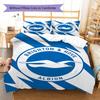 Brighton Pattern Bedding,Quilt Set Quilt Cover Pillowcase Home Birthday Gift (1 * Duvet Cover + 2 * Pillowcase, Without Core)