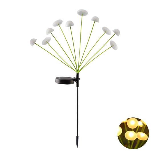 Solar Mushroom Stake Lamp Outdoor Garden Night Light Solar-powered Waterproof Automatic Light Sensor Lights for Patio Pathway