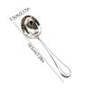 Thicken Kitchen Dinner Dish Soup Rice Western Restaurant Bar Public Spoon Large Stainless Steel Round Head Buffet Serving Spoon