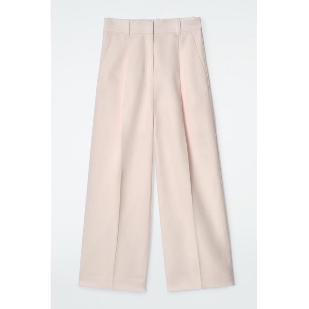COS Japan Relaxed Linen Blend Wide Leg Pants