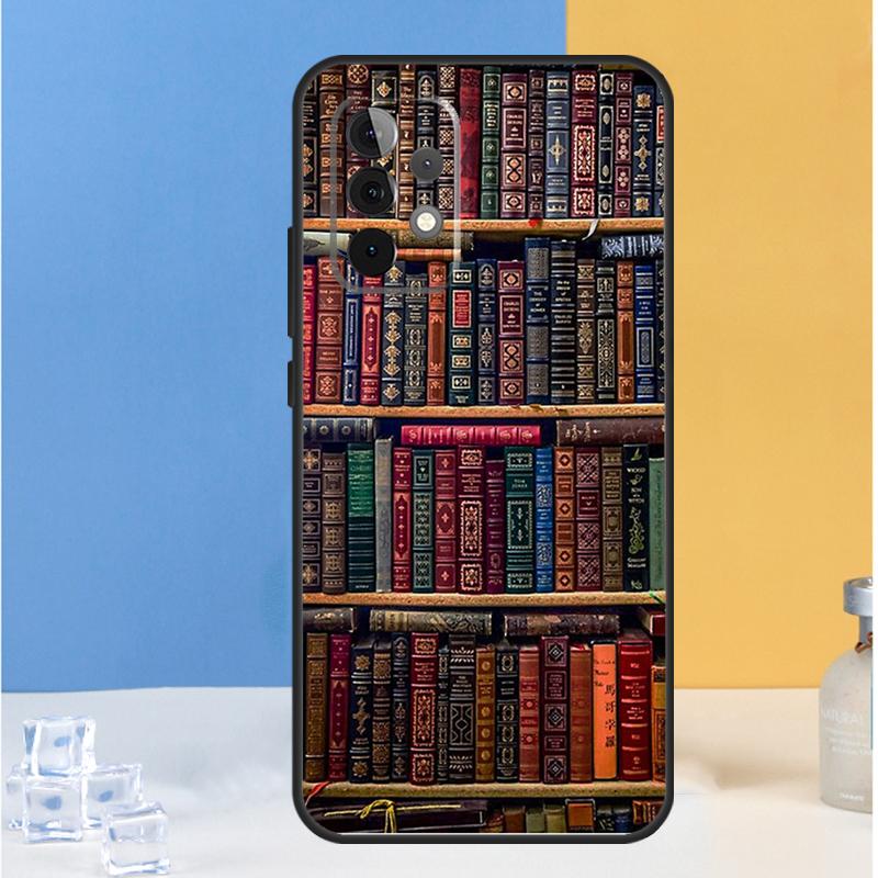 Read Books illustration For Samsung Galaxy A16 A26 A36 A56 A13 A33 A53 A05 A06 A54 A34 A14 A32 A52 A55 A35 A15 Case