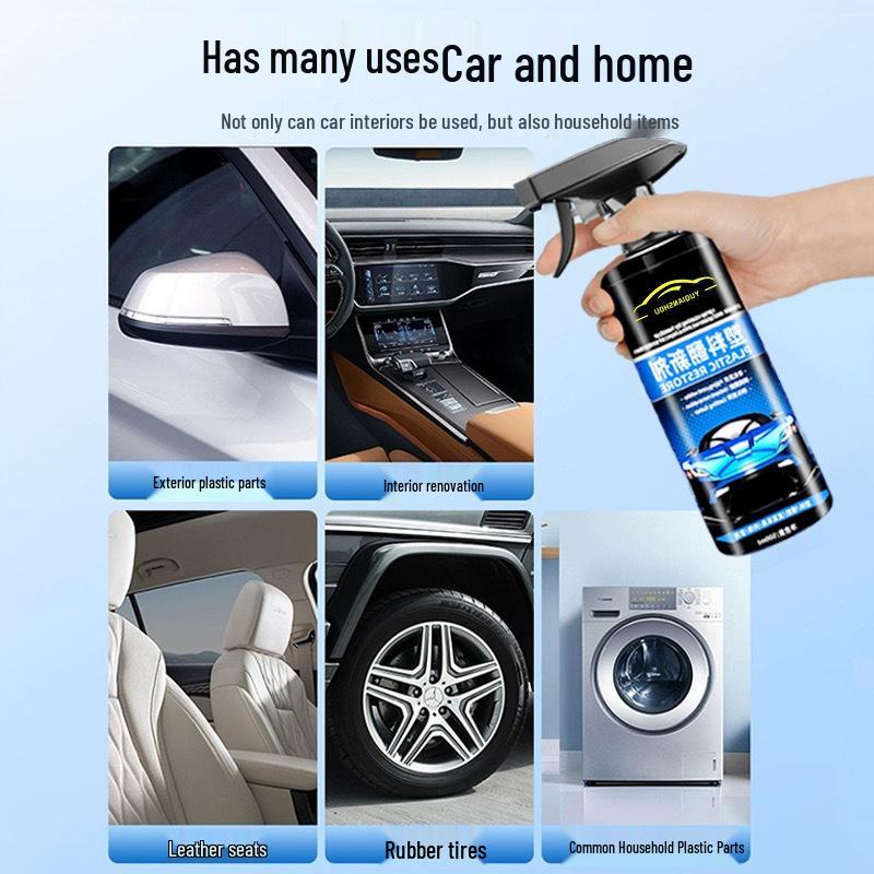 Plastový renovátor a leštidlo interiéru auta - Černý vosk na palubní desku