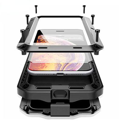 Shockproof Armor Metal Aluminum Phone Case for IPhone 14 13 12 11 Pro XS MAX XR X 7 8 6 6S Plus SE Full Protective Bumper Cover