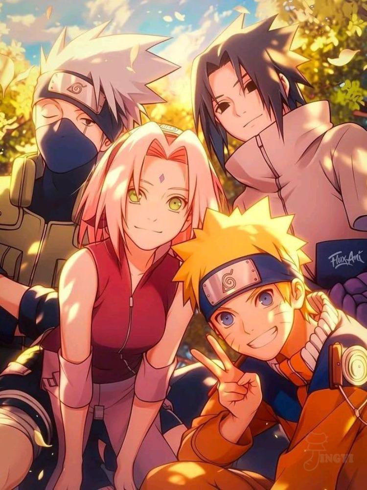 2025 New Naruto 5D DIY Diamond Painting Naruto Sasuke Uchiha Sakura Kit Embroidery Cross Stitch Handmade Crafts Home Decor Gift