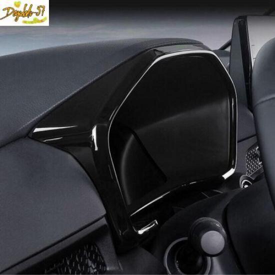 Glossy Black For Honda CR-V CRV Interior Console Dashboard Cover Trim Frame