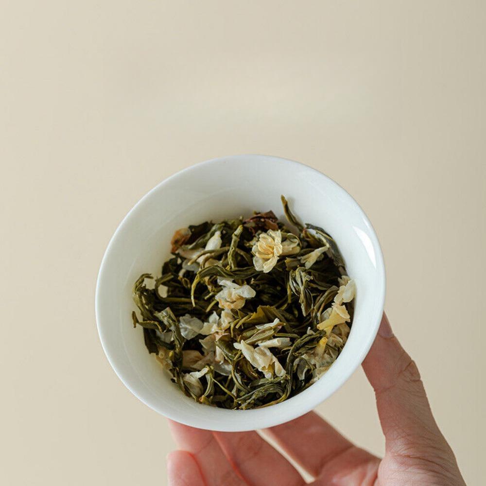 Jasmine Snowflake Tea, Hengxian Floral Green Tea, Yunnan Large-Leaf Cold Brew