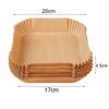 50pcs Air Fryer Paper Disposable Paper Parchment Wood Pulp Steamer Cheesecake Airfryer Tray Baking Paper bandeja freidora aire