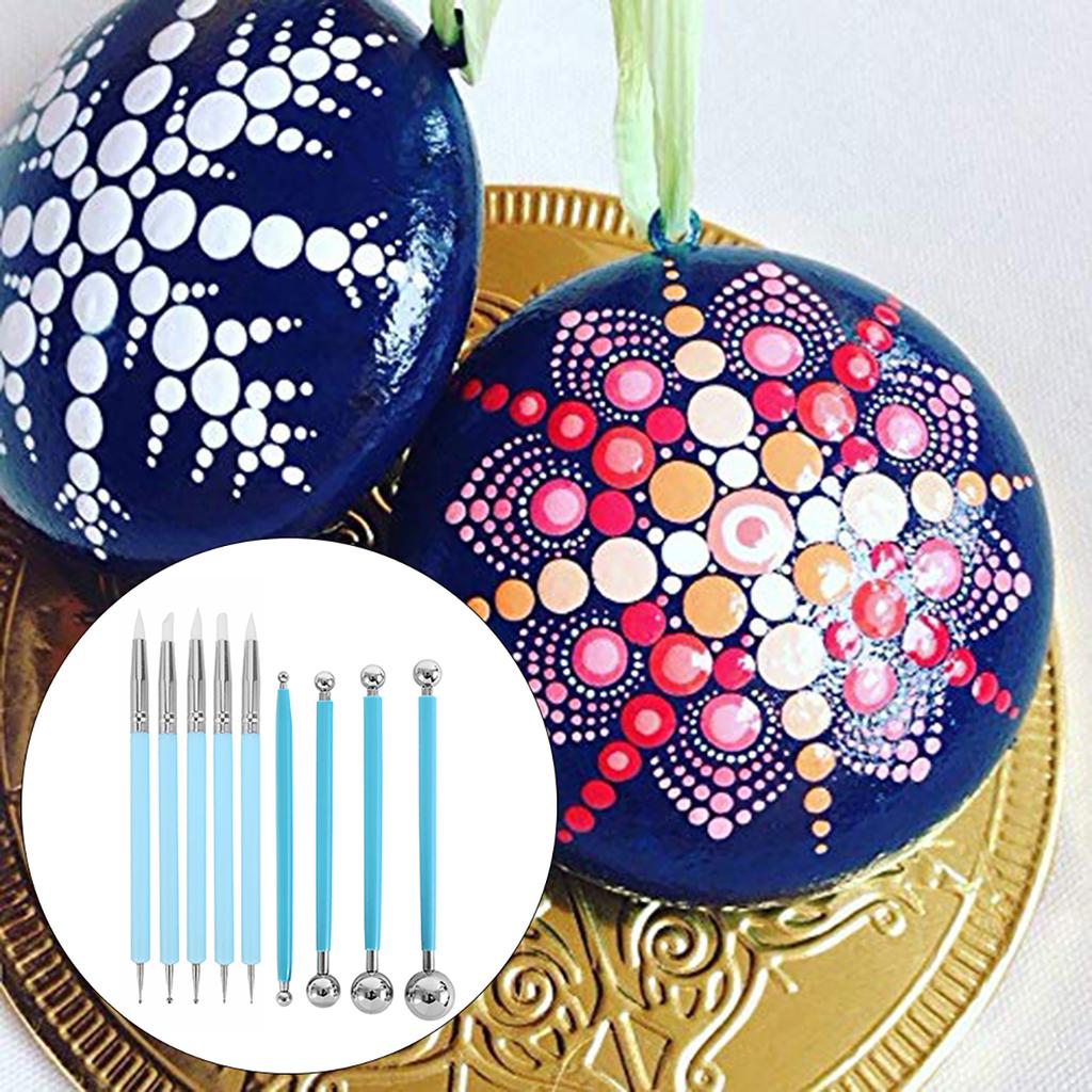 Mandala Art Painting Pen Set Painting Template Brushing Crafts DIY Creative Art Painting Pen Set