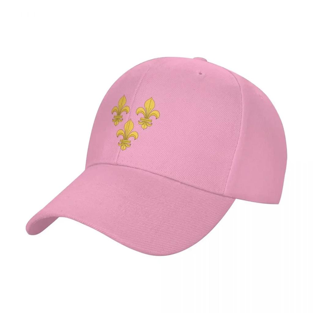 Fleur de Lis Baseball Cap Snap Back Hat luxury woman cap Custom Mens Womens
