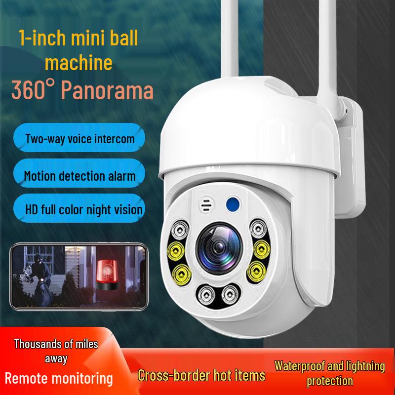8MP Graffiti Outdoor WiFi Camera with Dual Light Night Vision - TUYA Compatible High-Demand Model