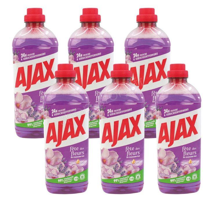 HISTOIRE DE LA BOUTIQUE - AJAXVLT : Pack de 6 Nettoyants Multi surfaces AJAX Multi-Usages ou 6L - Lavande et Magnolia