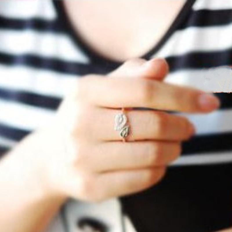 Party Leadership Commitment Gift Shining Bright Elements Rings For Women Lovers Open Ring